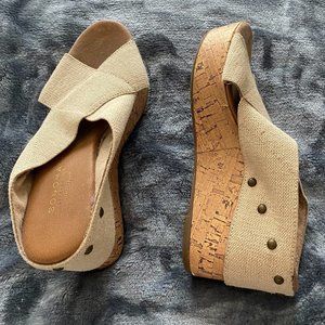 Tan wedges